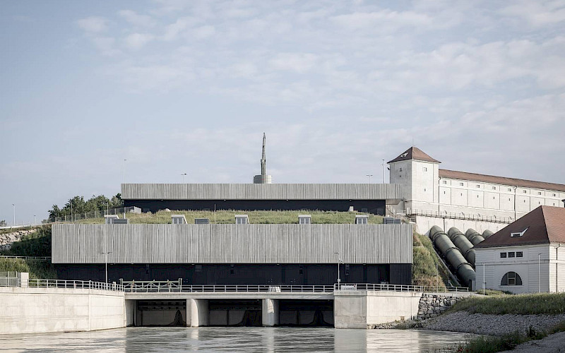 Hydroelectric power plant, Töging am Inn, Saksa